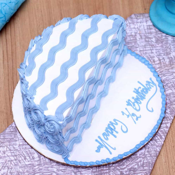 Half Birthday Pineapple Cake