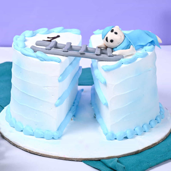 Halfway to One Joy Pineapple Cake