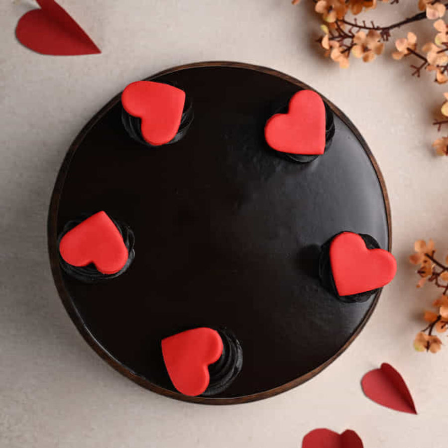 Chocolate Cake With Love More Topper