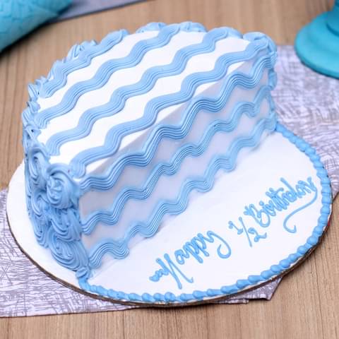 Halfway to Happiness Cake