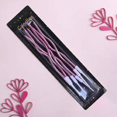 Zig Zag Tall Candle Set of 6