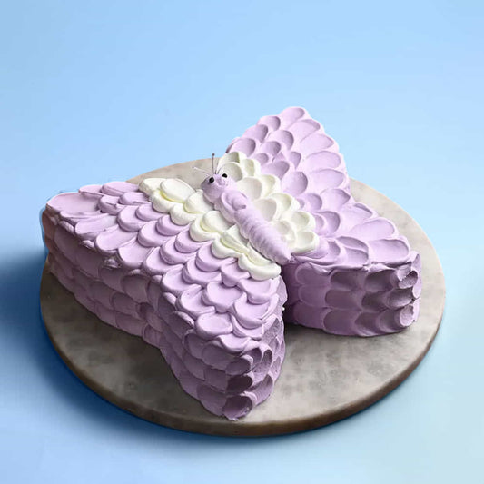 Purple Butterfly Cake