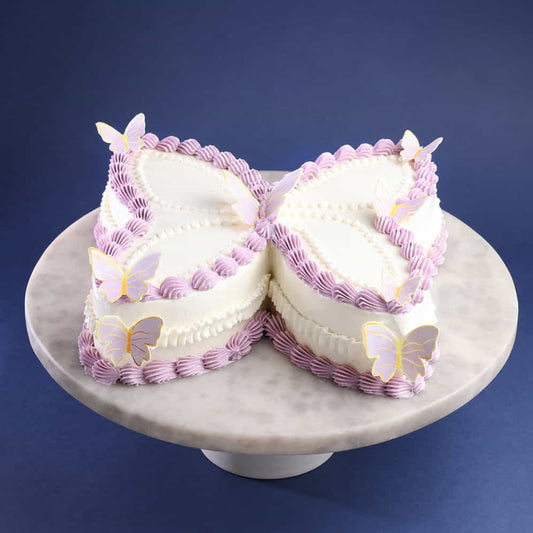 Butterfly Shaped Theme Cake