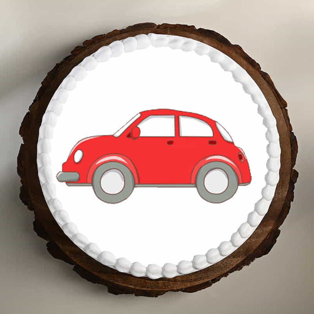 Red Car Cake