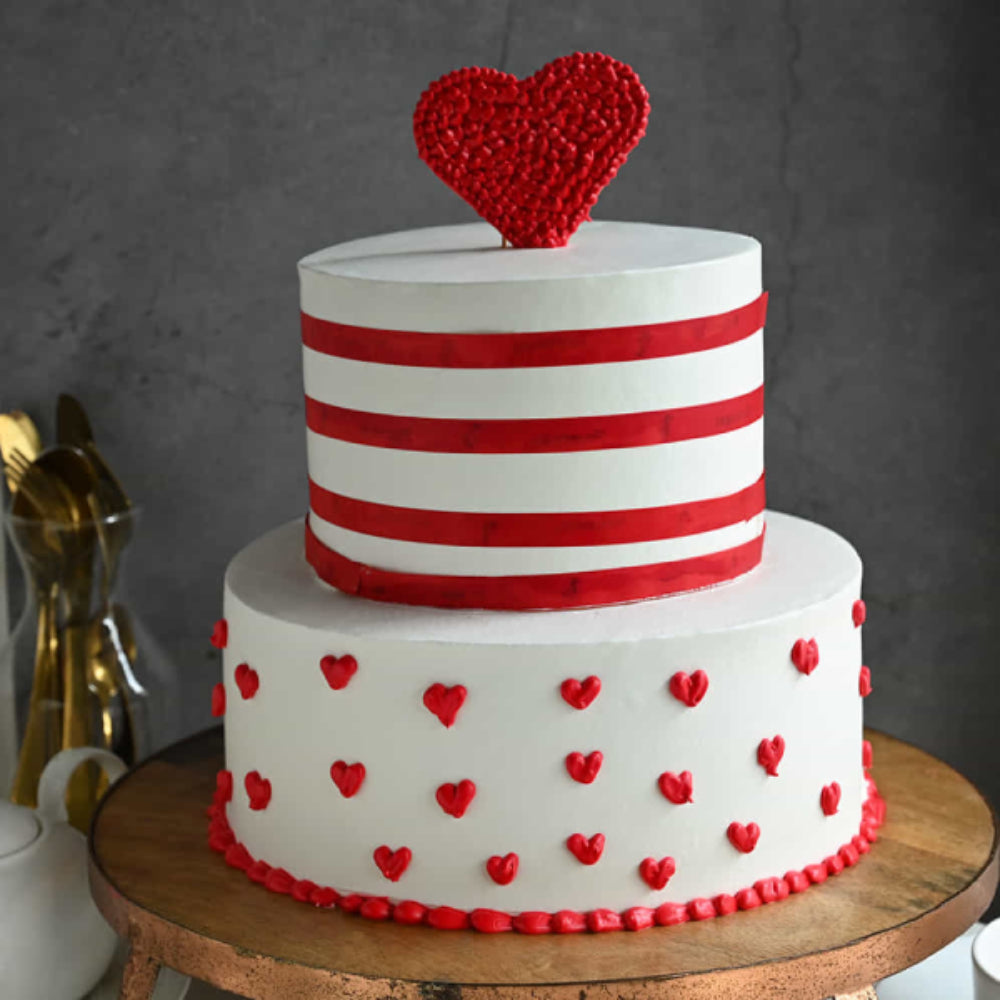 Heart Love Cake
