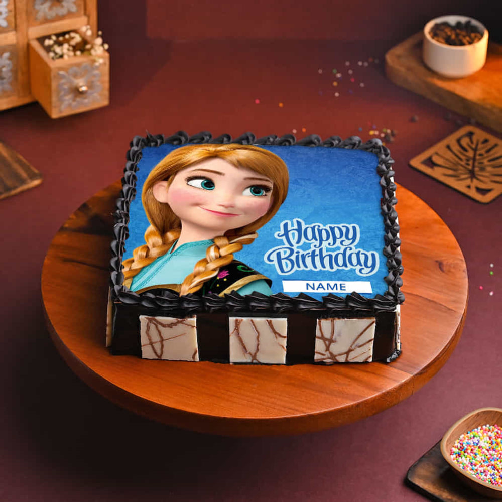 Frozen Princess Birthday Theme Cake