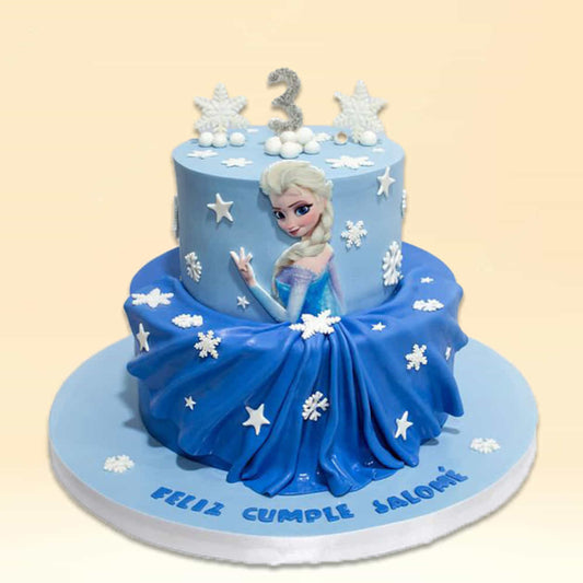 Magical Elsa Theme Cake