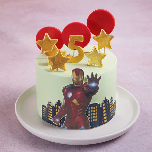 Iron Man Theme Cake