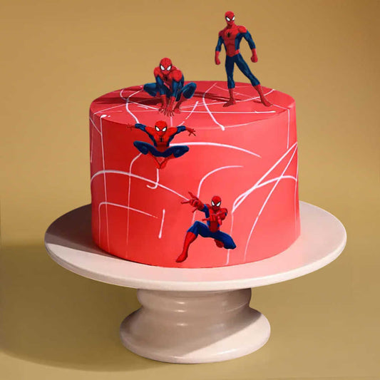 Spider Man Theme Cake