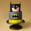 Batman Two Tier Theme Cake