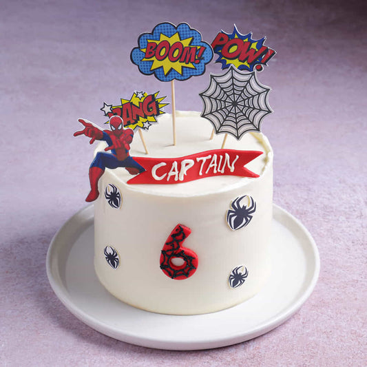 Spidey Theme Cake