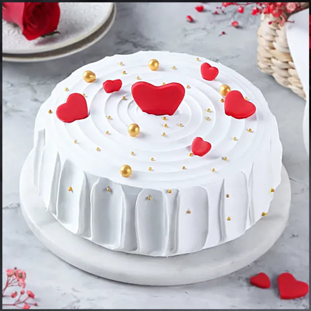 Red Velvet Romance Cake