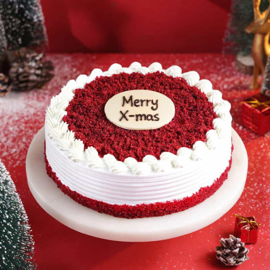 Christmas Red Velvet Cake