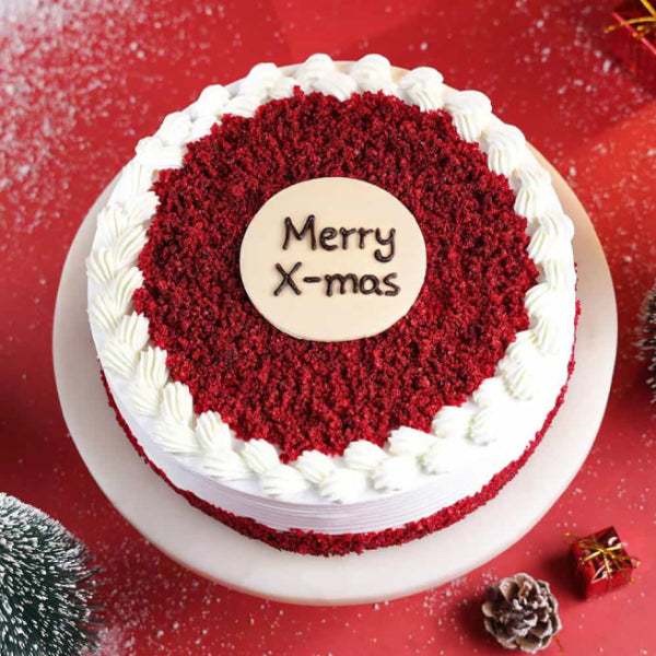 Christmas Red Velvet Cake