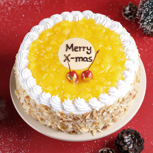 Merry Xmas Pineapple Cake