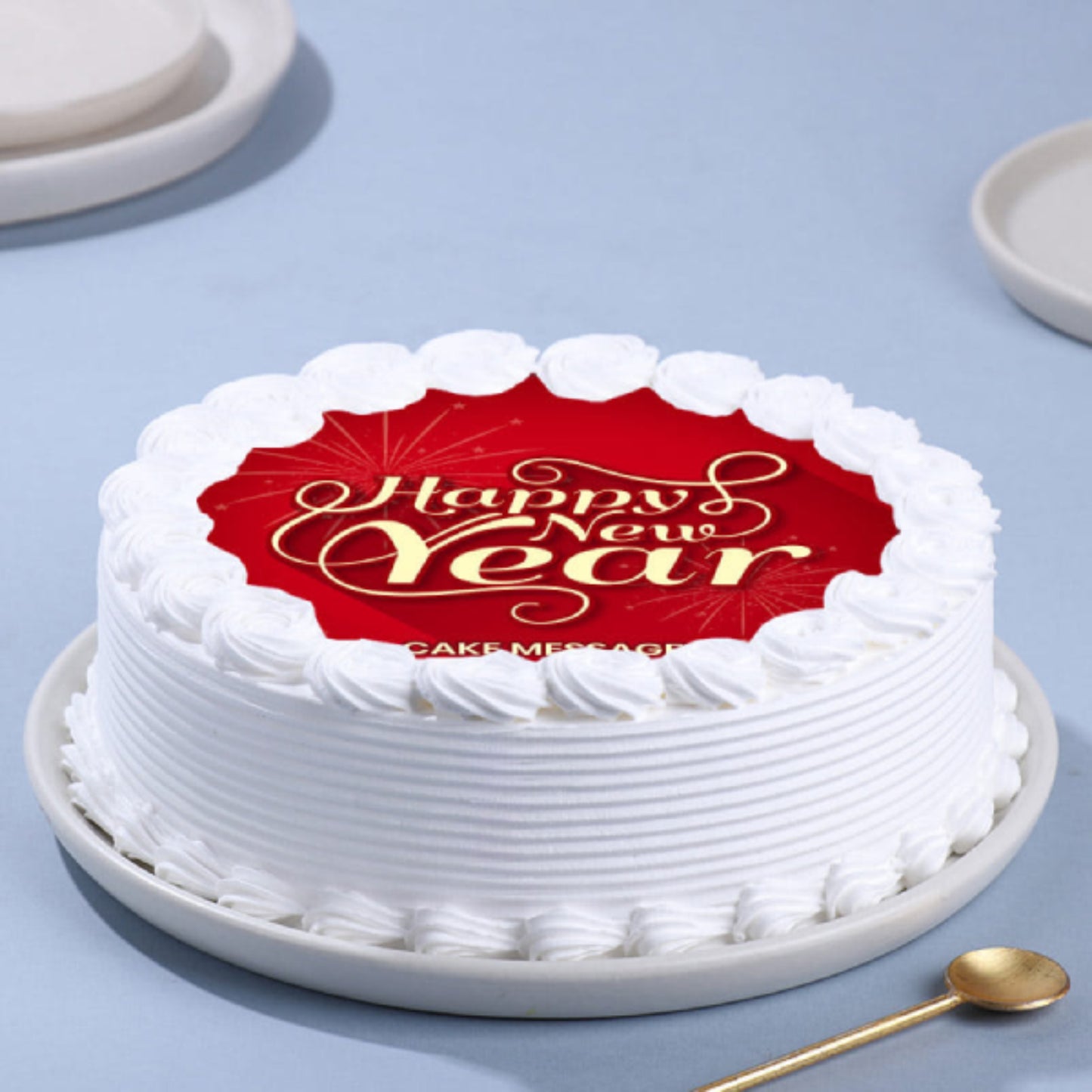 Happy New Year Poster Cake