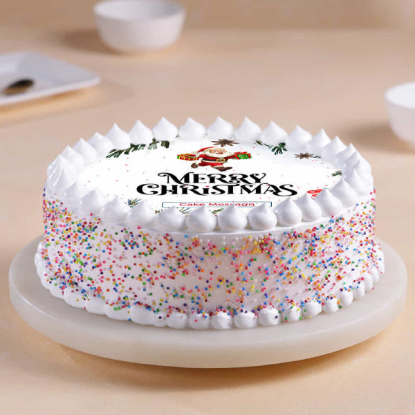 Santa Christmas Celebration Theme Cake