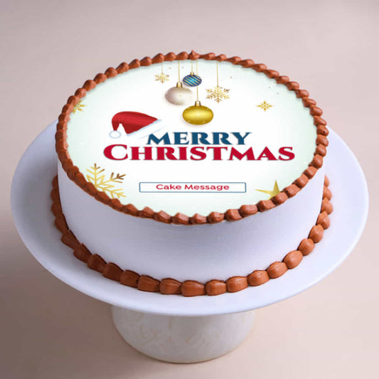 Merry Christmas Theme Cake