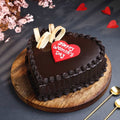 Womens Day Chocolate Heart Cake